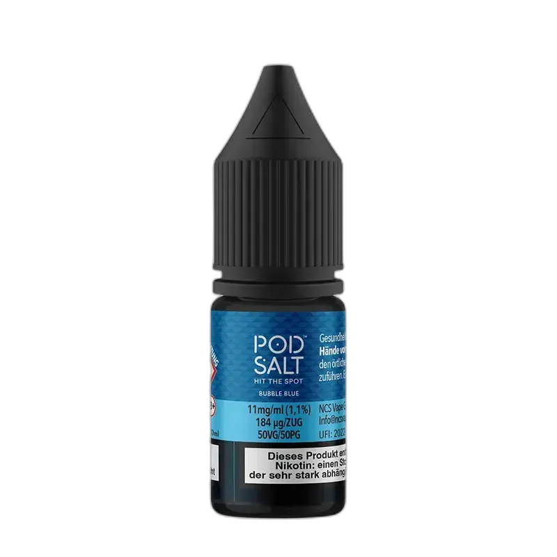 Pod Salt Fusion - Bubble Blue - 10ml Liquid Nikotinsalz 11mg