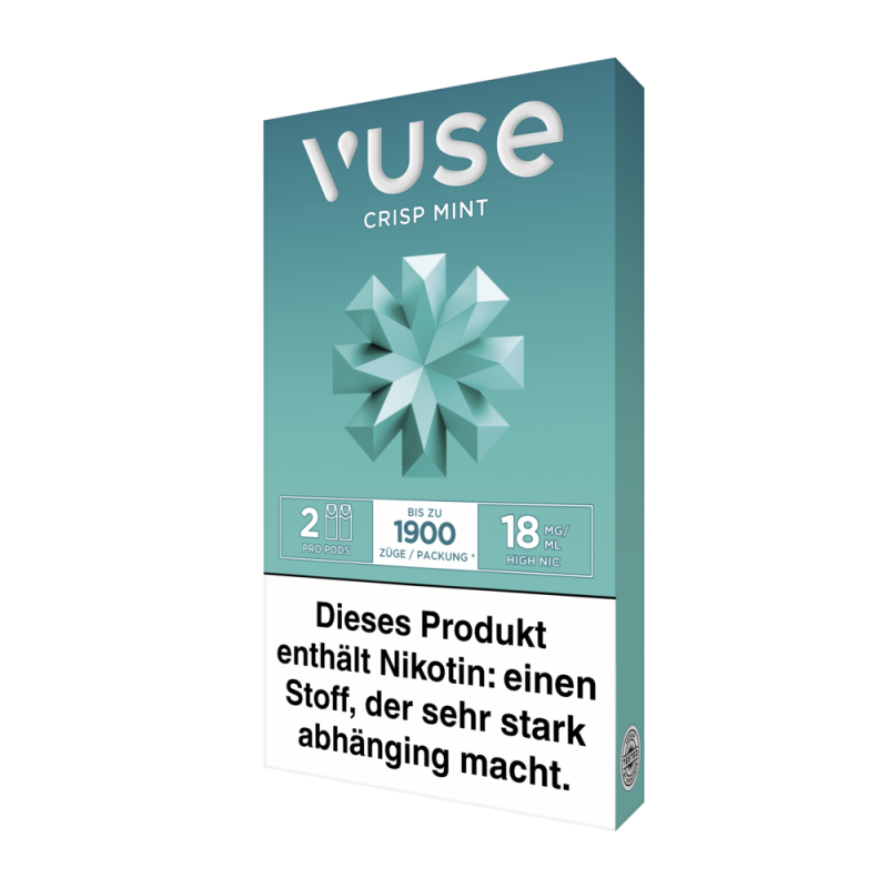 2x Vuse Pod Crisp Mint Nic Salts 18mg