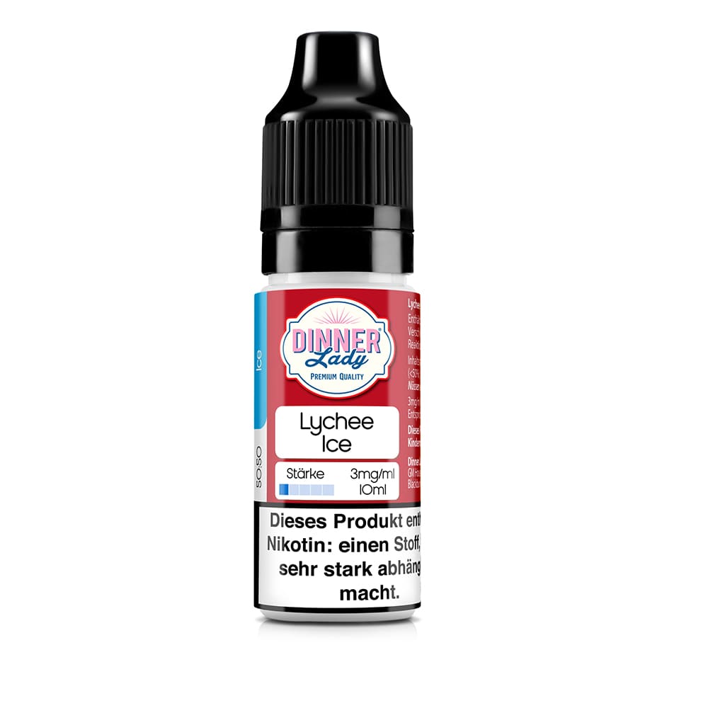 Dinner Lady Liquid - Lychee Ice - 50/50 10ml 3mg