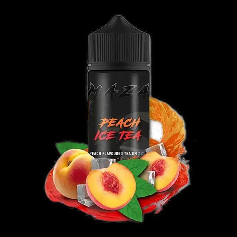 MaZa Longfill - Peach Ice Tea - 10ml Aroma in 120ml Flasche