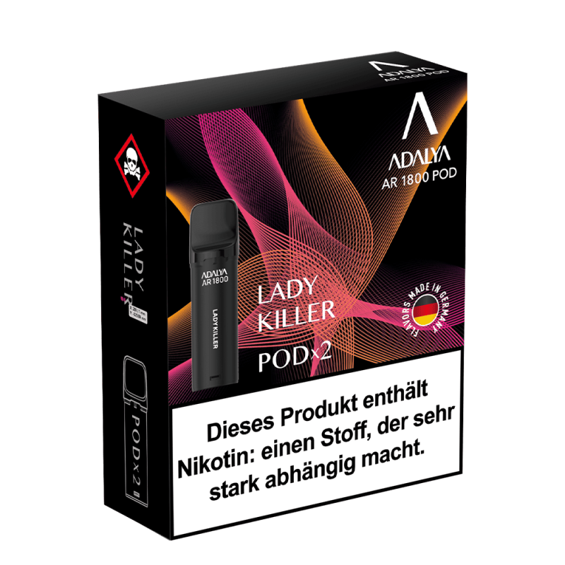 2x Adalya AR1800 - Lady Killer - 20mg Nikotinsalz 2ml