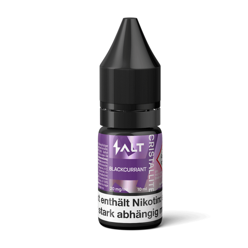 SALT Cristallite Nikotinsalz - Blackcurrant - 10ml Liquid 20mg