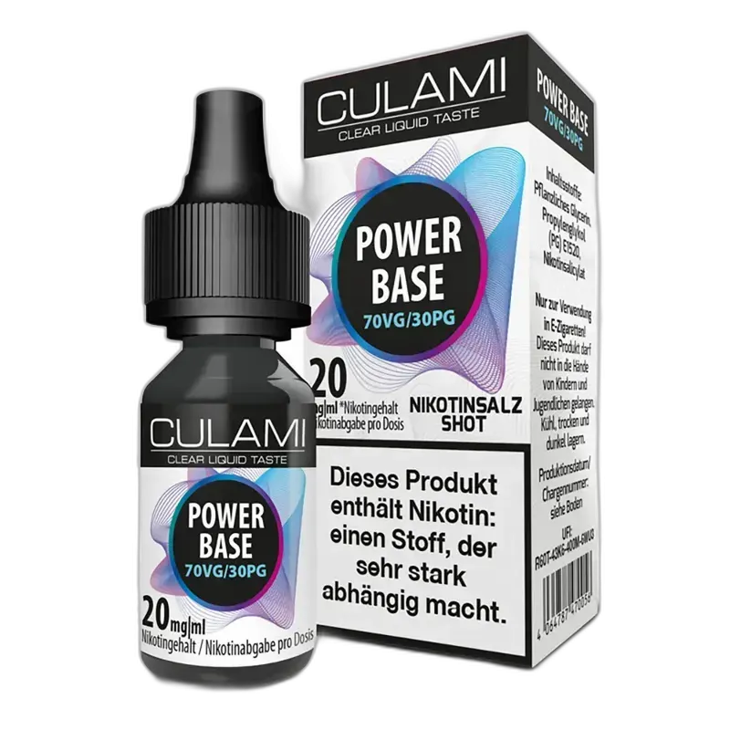 CULAMI Nikotin Salz Shot 30PG/70VG 20 mg/ml