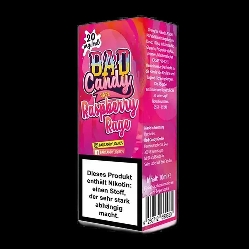 Bad Candy Nikotinsalz - Raspberry Rage - 10ml Liquid 20mg