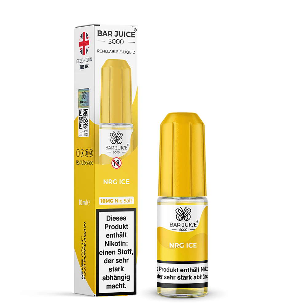 Bar Juice 5000 Nikotinsalz - NRG Ice - Liquid 10ml 10mg