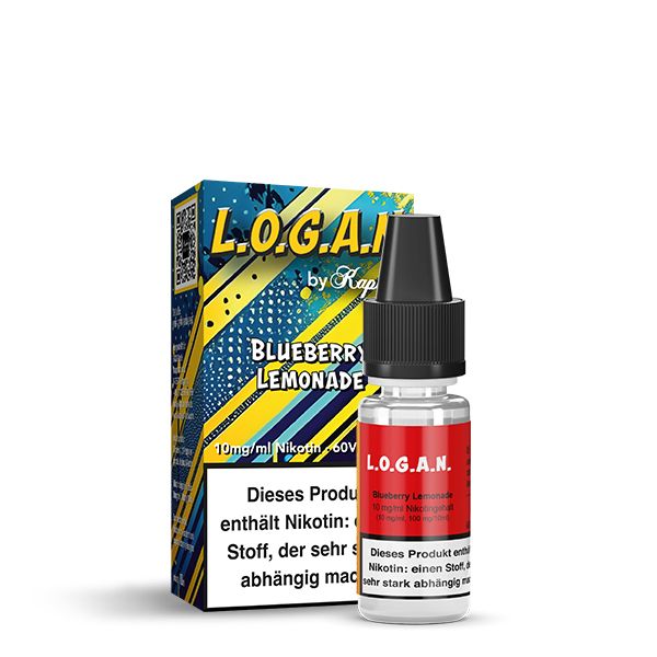 L.O.G.A.N. Nikotinsalz - Blueberry Lemonade - 10ml Liquid 10mg