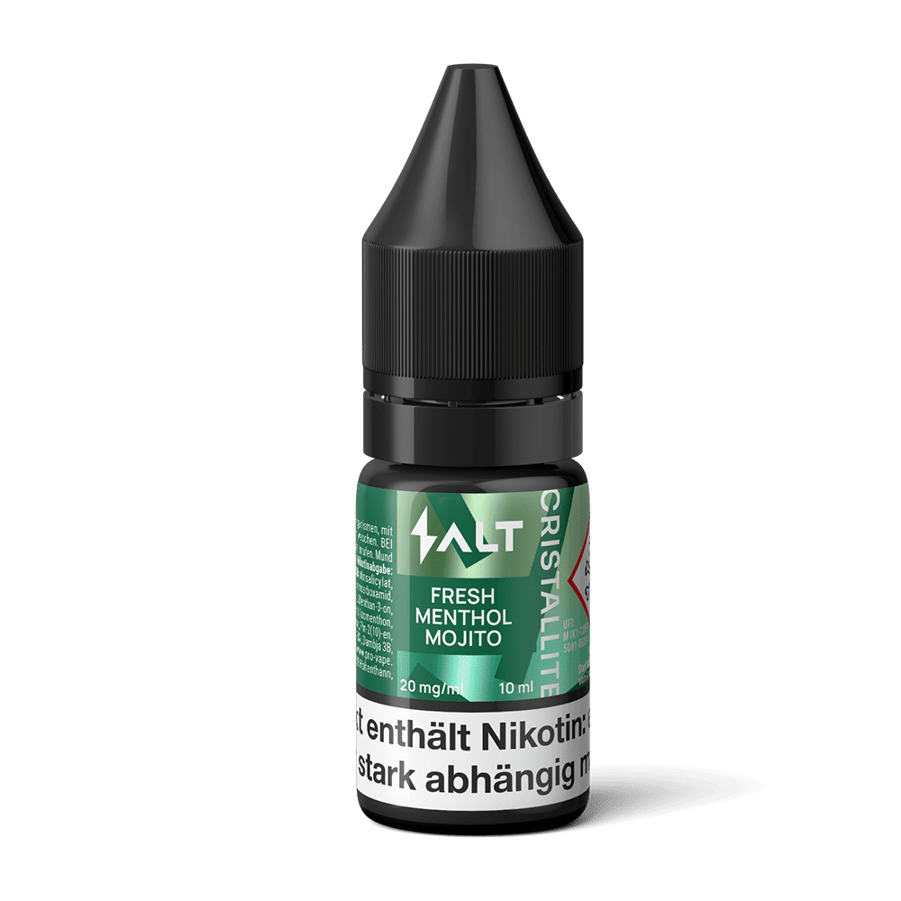 SALT Cristallite Nikotinsalz - Fresh Menthol Mojito - 10ml Liquid 20mg