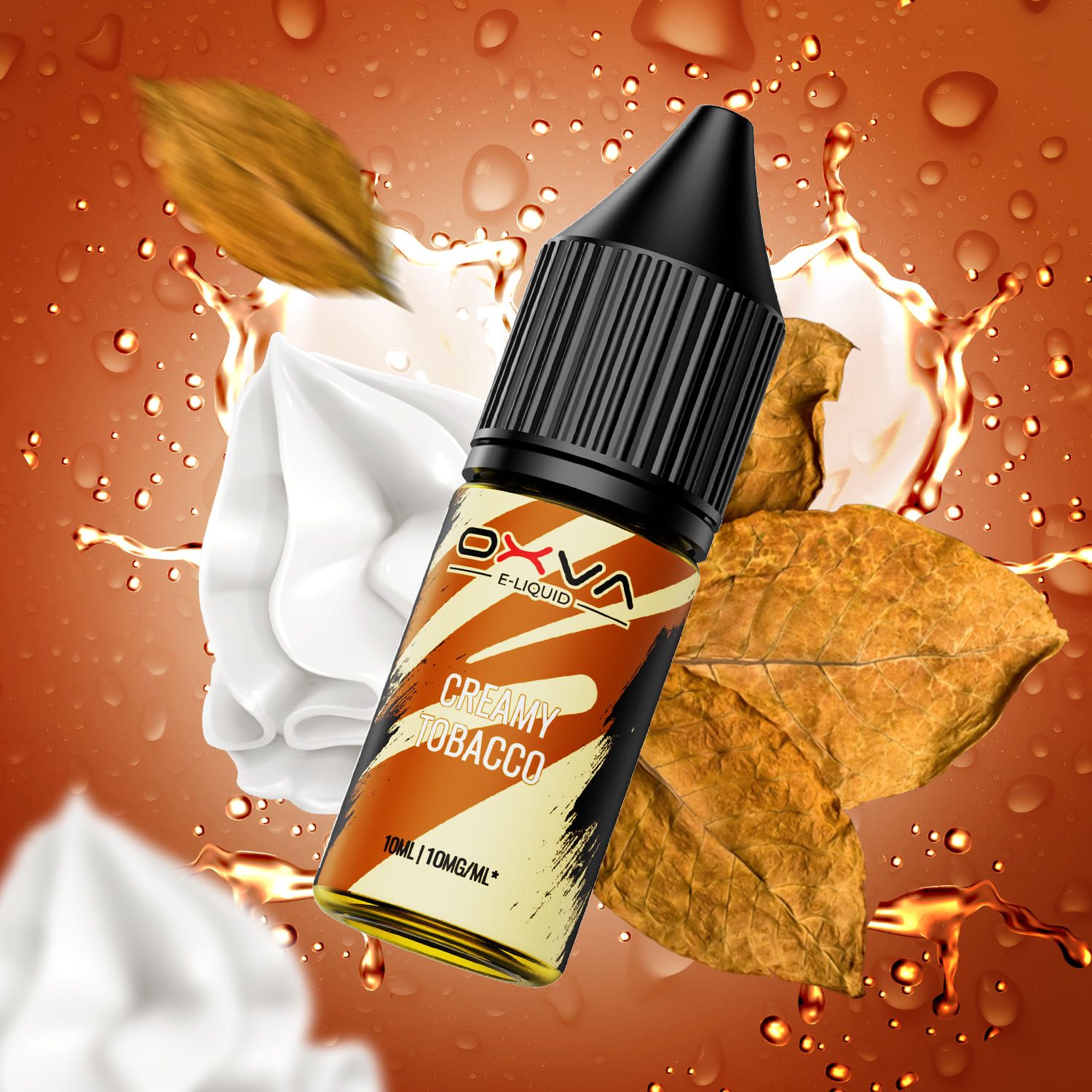 OXVA E-Liquid Nikotinsalz - Creamy Tobacco - 10ml Liquid 10mg