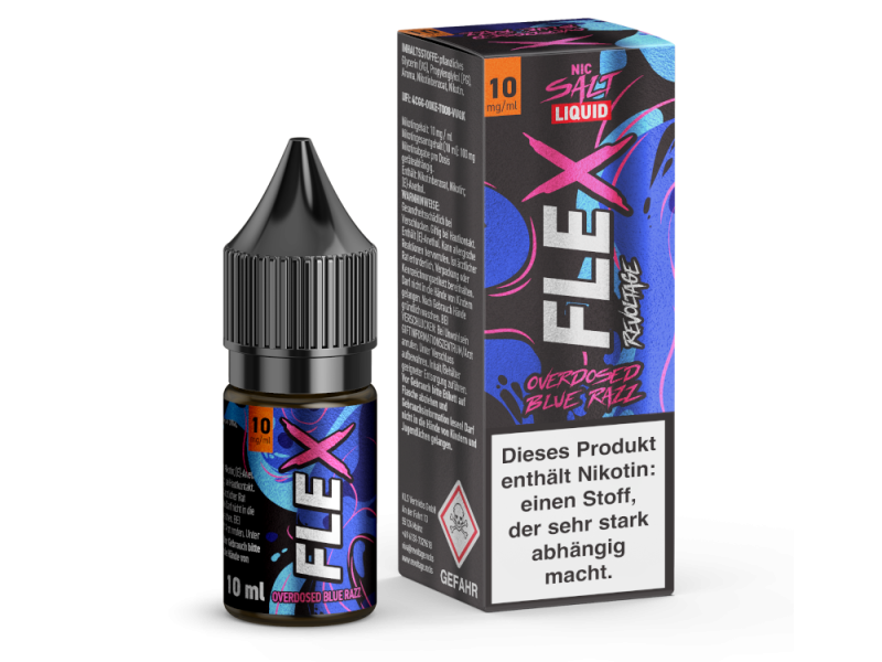 Revoltage FLEX Nikotinsalz Blue Razz 10ml 10mg