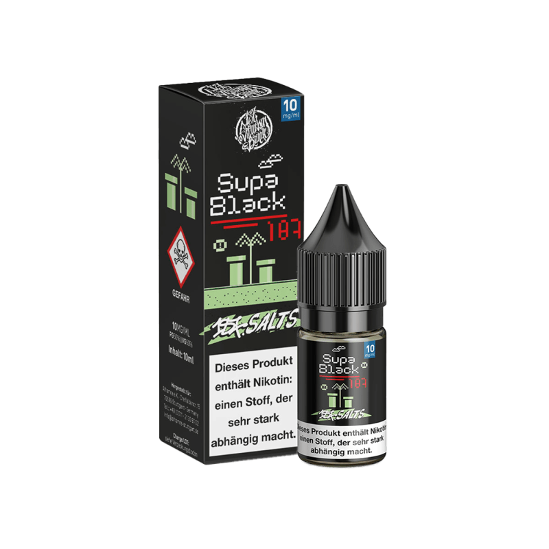 187 Strassenbande Nikotinsalz - Supa Black - 10ml Liquid 10mg