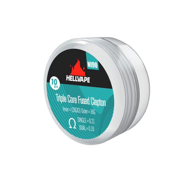 Hellvape Quad Core Fused Clapton Coil 0,21 Ohm Ni90