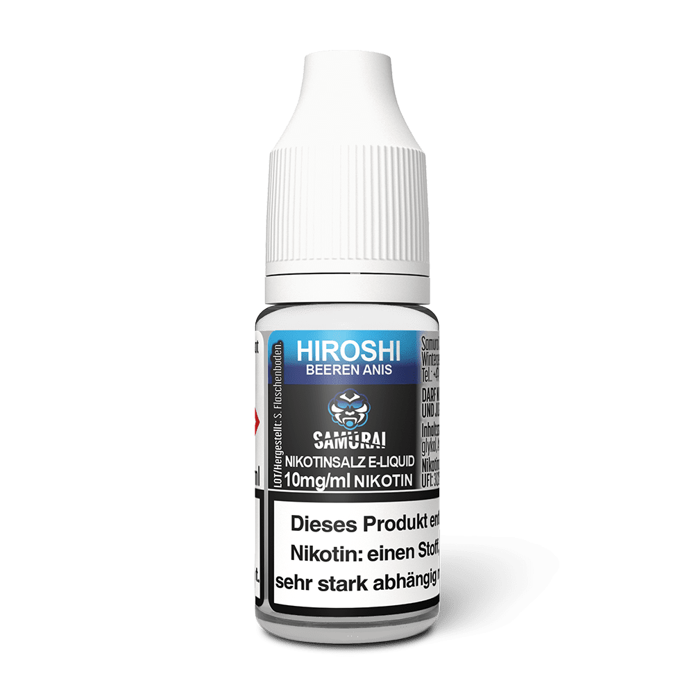Samurai Nikotinsalz - Hiroshi Beeren Anis - Liquid 10ml 10mg