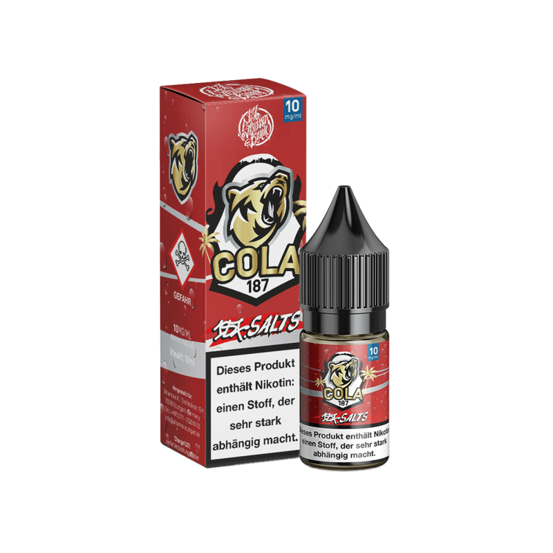 187 Strassenbande Nikotinsalz - Cola 187 - 10ml Liquid 10mg