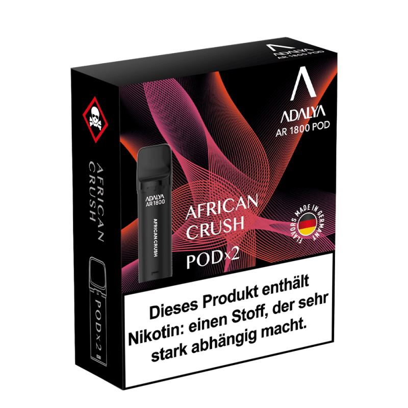 2x Adalya AR1800 - African Crush - 20mg Nikotinsalz 2ml