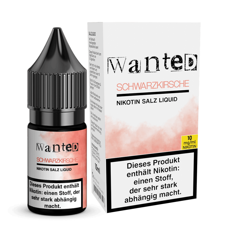Wanted Nikotinsalz - Schwarzkirsche - Overdosed 10ml Liquid 10mg