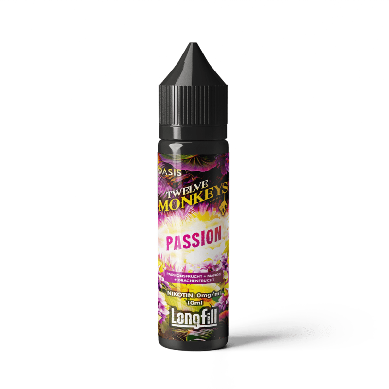 Twelve Monkeys Aroma Longfill - Passion - 10ml in 60ml Flasche