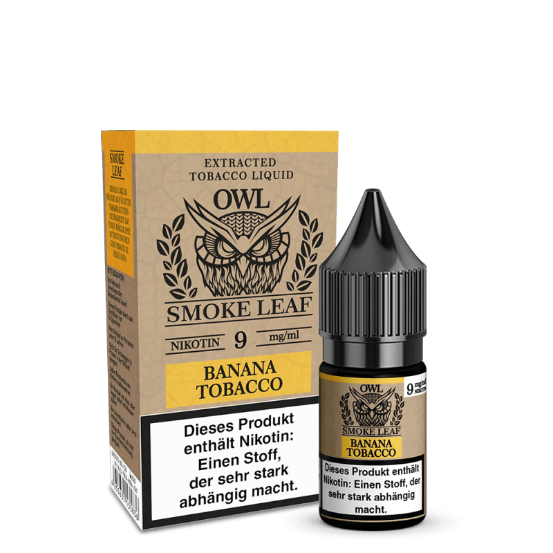 OWL Smoke Leaf Liquid - Banana Tobacco - 10ml 9mg