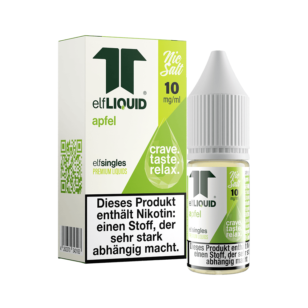 Elf-Liquid Nikotinsalz - Apfel - 10ml 10mg