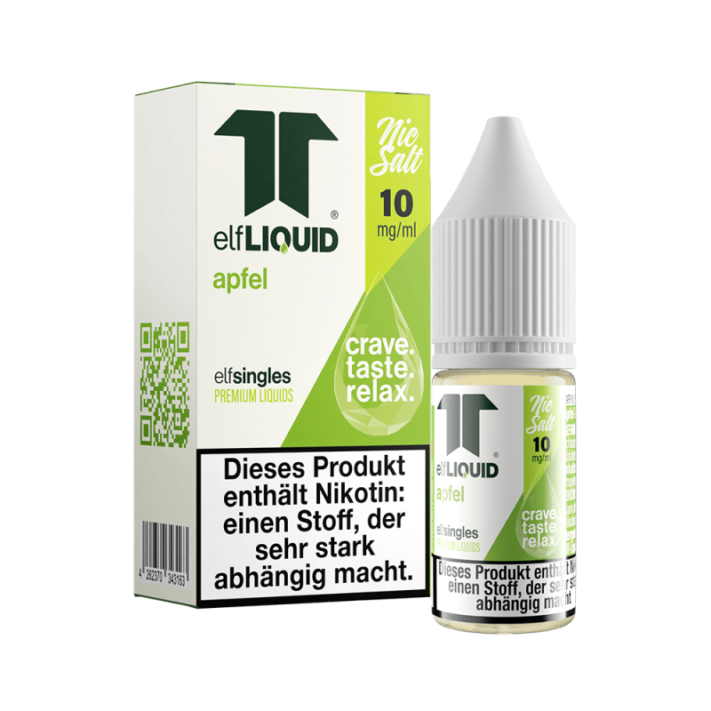 Elf-Liquid Nikotinsalz - Apfel - 10ml Liquid 10mg