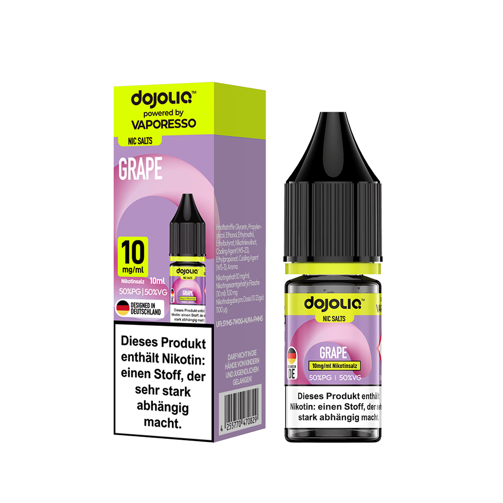 Dojoliq Nikotinsalz - Grape - 10ml Liquid 10mg