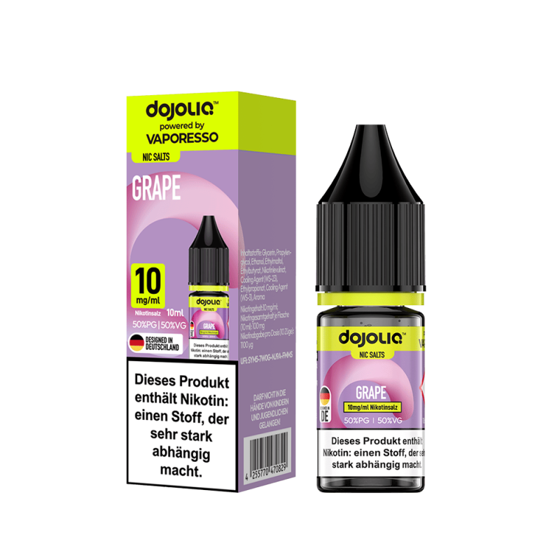 Dojoliq Nikotinsalz - Grape - 10ml Liquid 10mg