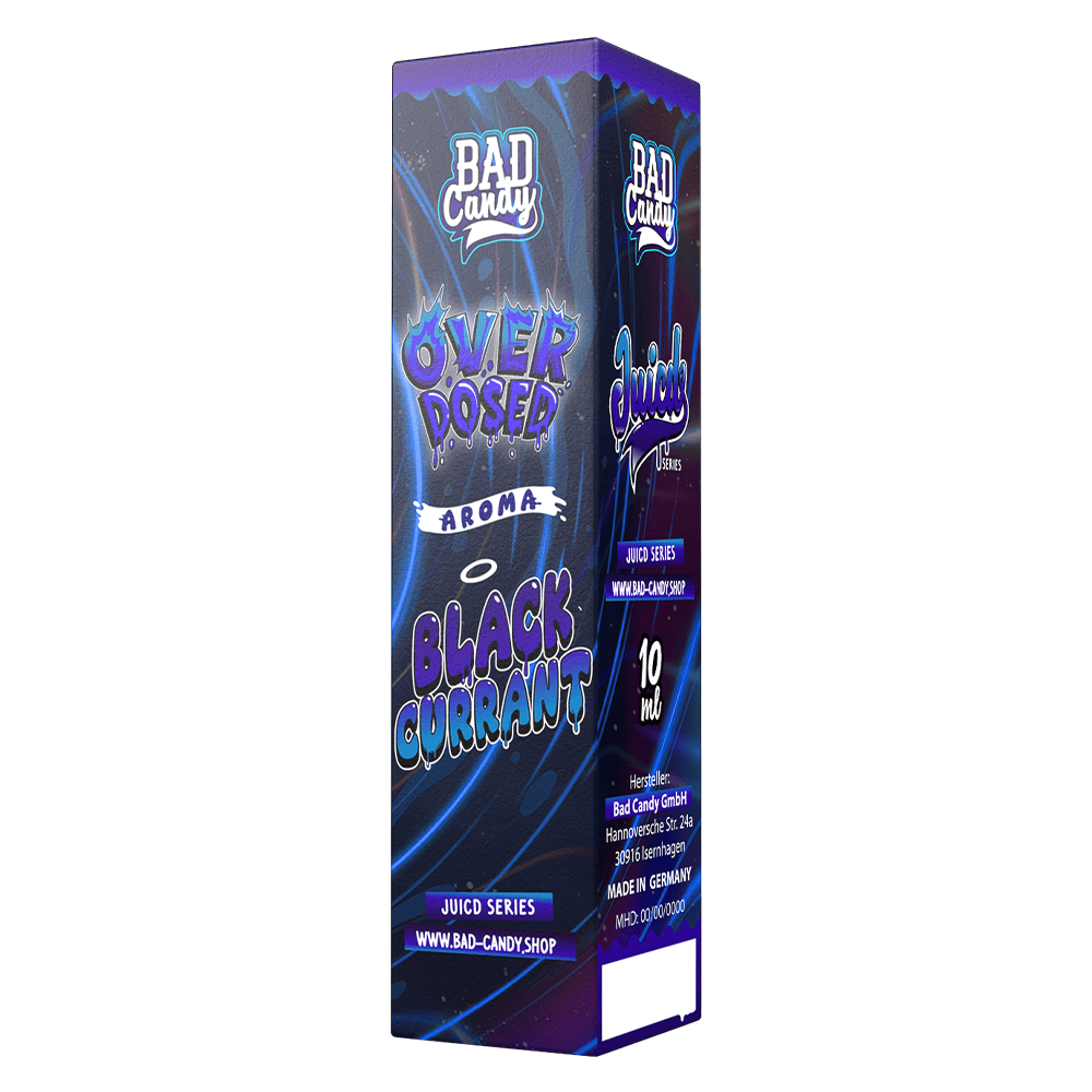 Bad Candy Longfill - Blackcurrant - Overdosed 10ml Aroma in 60 ml Flasche