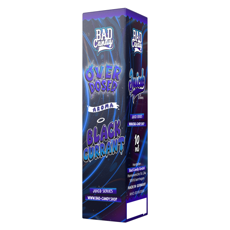 Bad Candy Longfill - Blackcurrant - Overdosed 10ml Aroma in 60 ml Flasche