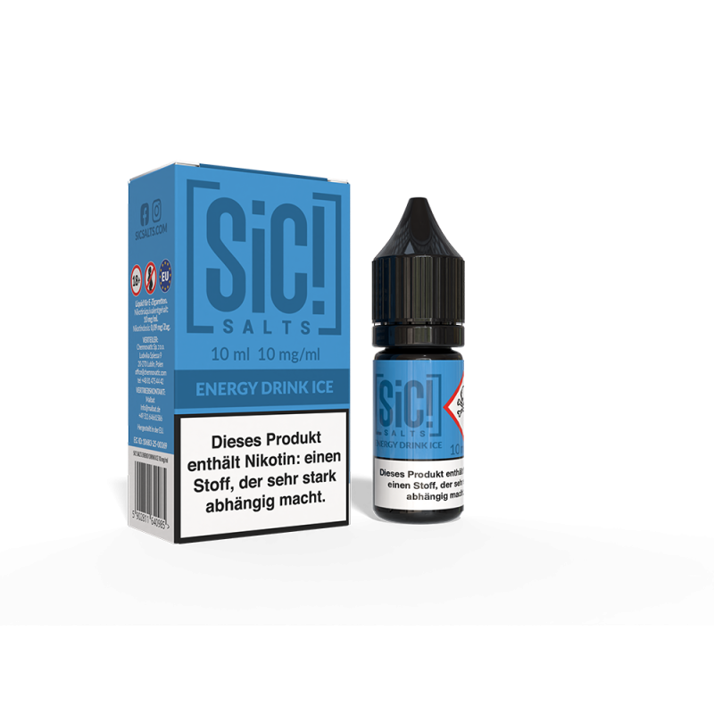 SIC Nikotinsalz - Energy Drink Ice -10ml Liquid 10mg