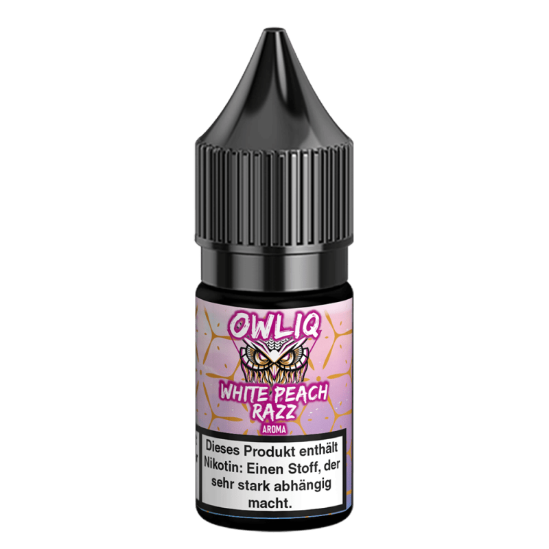 OWLIQ Nikotinsalz - White Peach Razz - 10ml Liquid