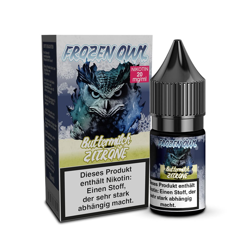 Frozen OWL Nikotinsalz - Buttermilch Zitrone - 10ml Liquid 20mg