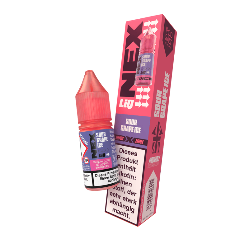 Nex Liq Nikotinsalz - Sour Grape Ice - 10mg Liquid 10ml
