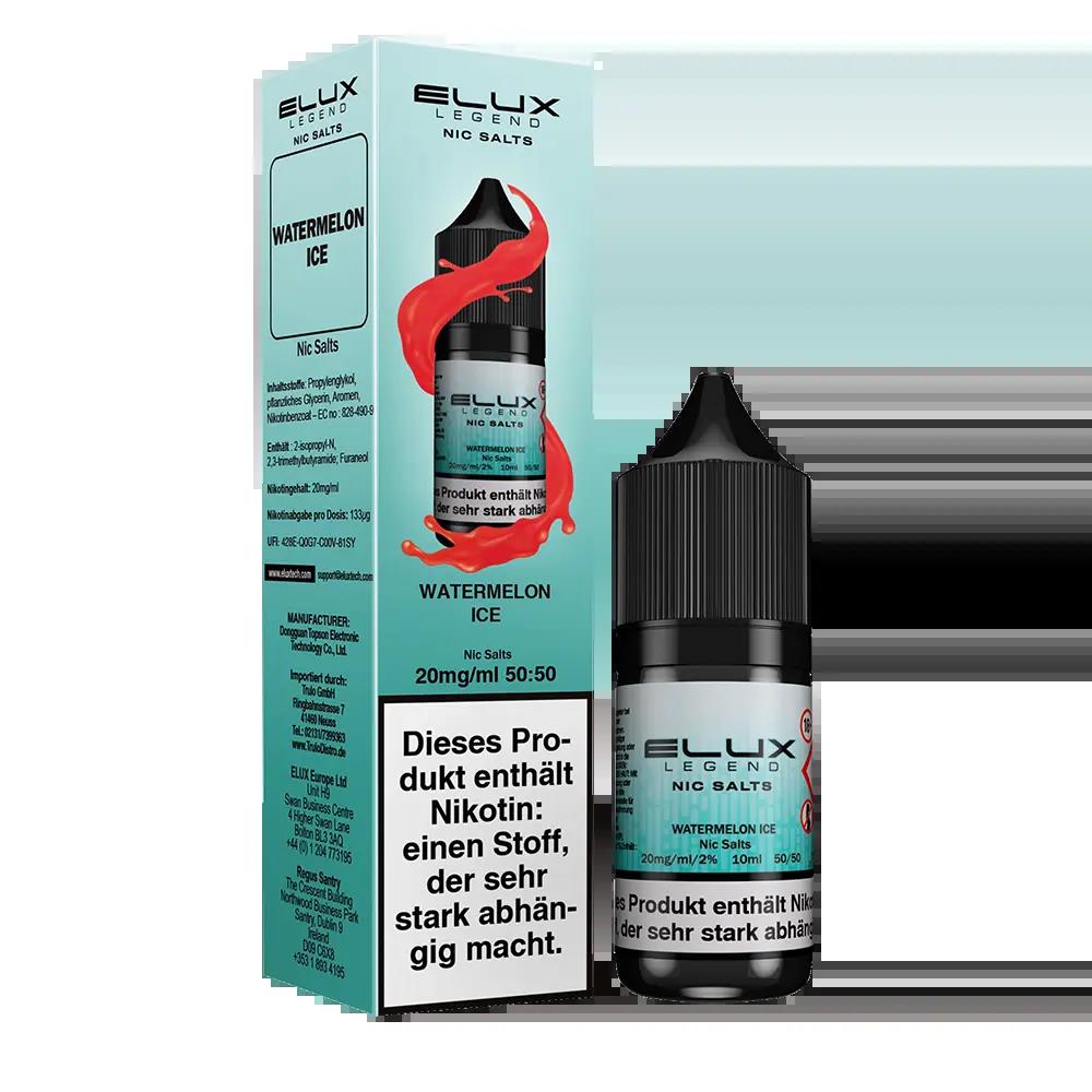 Elux Nikotinsalz - Watermelon Ice - Liquid 10mg 10ml
