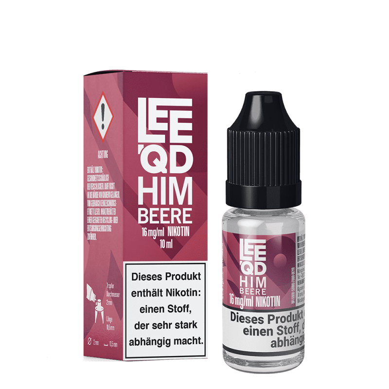 LEEQD Liquid - Fruit Himbeere - 10ml 16mg