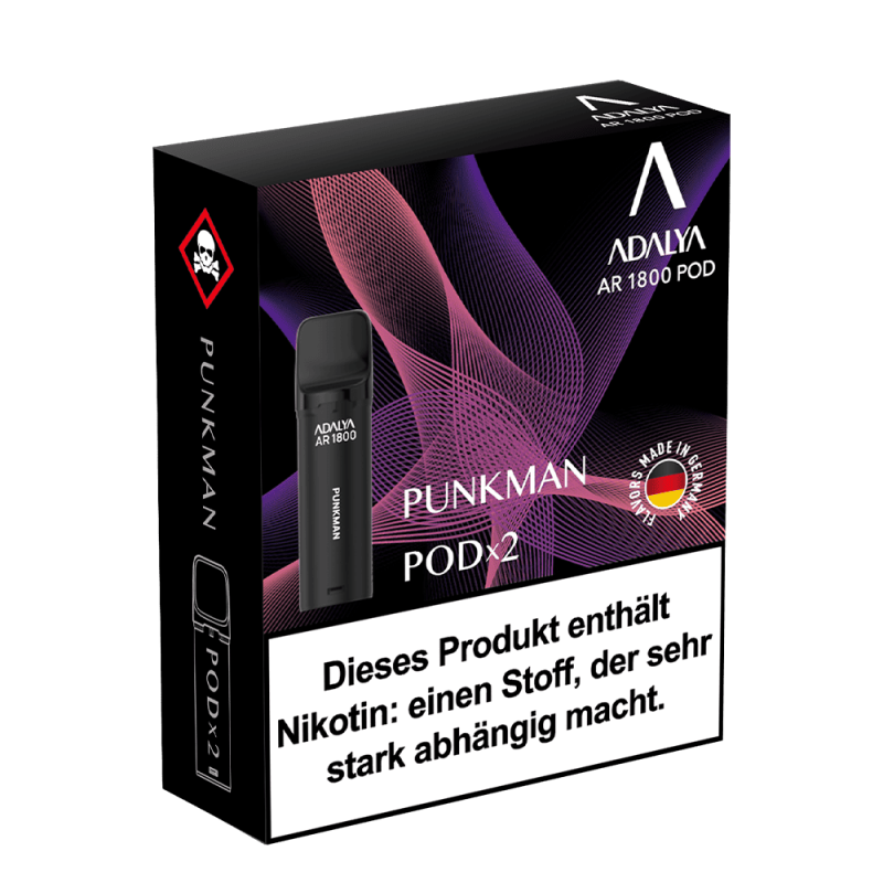 2x Adalya AR1800 - Punkman - 20mg Nikotinsalz 2ml