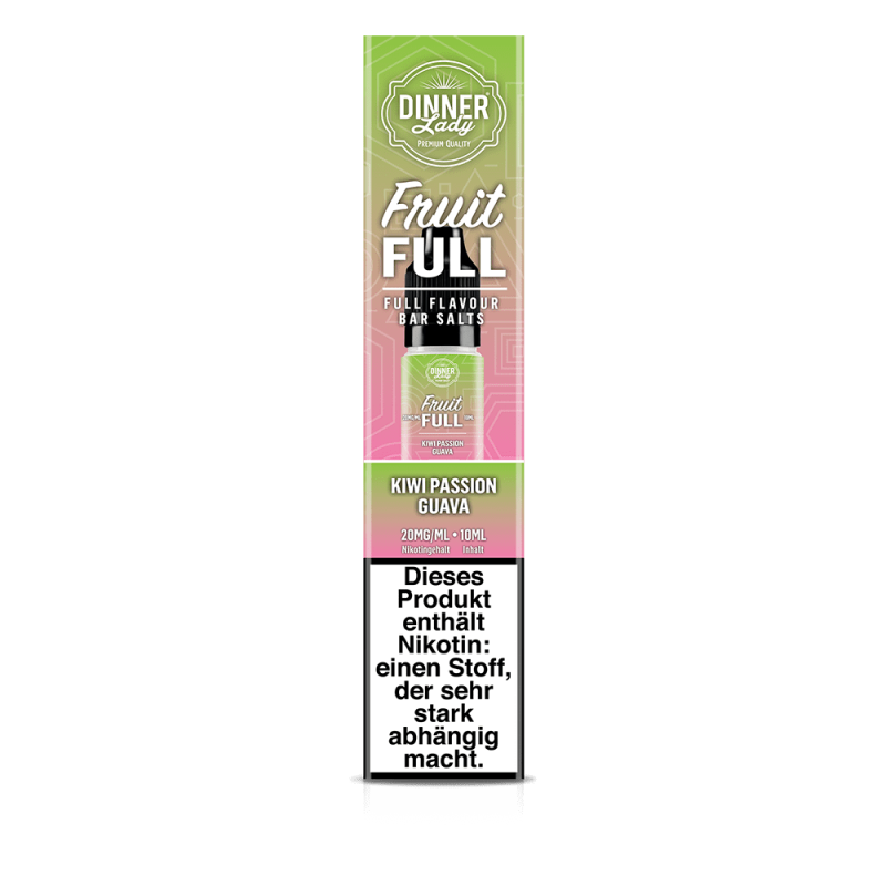 Dinner Lady Fruit Full Nikotinsalz - Kiwi Passion Guava - 10ml Liquid 20mg