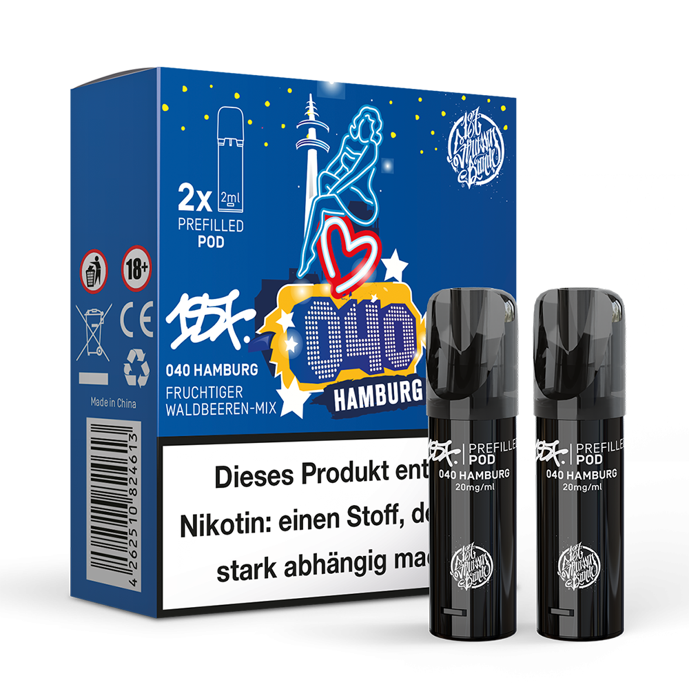 2x 187 Strassenbande Einweg Pod - 20mg Nikotinsalz 2ml