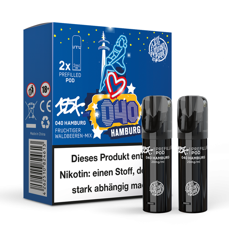 2x 187 Strassenbande Einweg Pod - 20mg Nikotinsalz 2ml