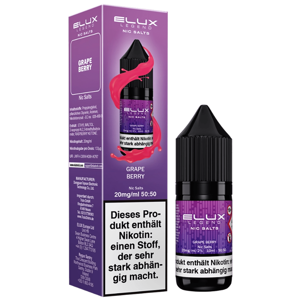 Elux Nikotinsalz - Grape Berry - Liquid 10ml