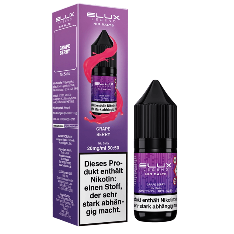 Elux Nikotinsalz - Grape Berry - 10ml