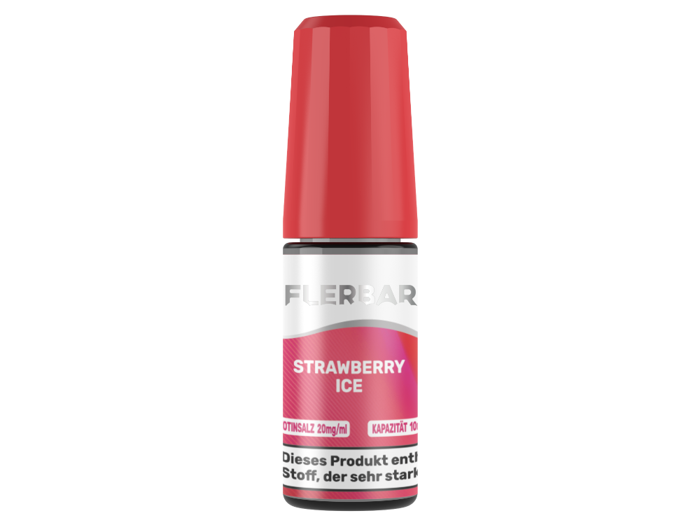 Flerbar Nikotinsalz Liquid 10ml Strawberry Ice 20mg