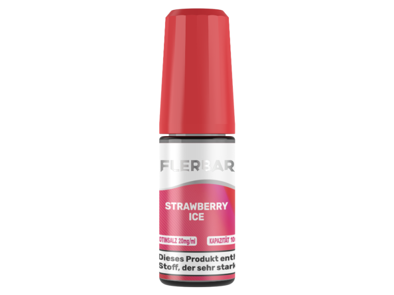 Flerbar Nikotinsalz Liquid 10ml Strawberry Ice 20mg
