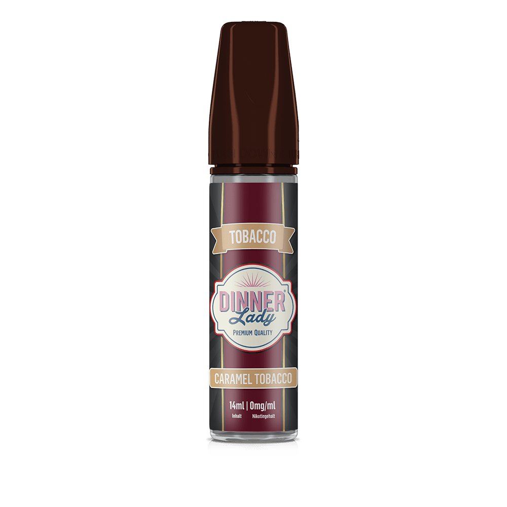 Dinner Lady Tobacco Longfill - Caramel Tobacco - 14ml in 60ml Flasche