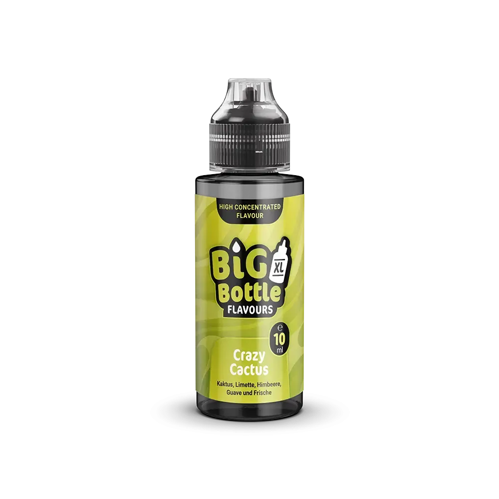 Big Bottle Flavours Longfill - Crazy Cactus - 10ml Aroma in 120ml Flasche