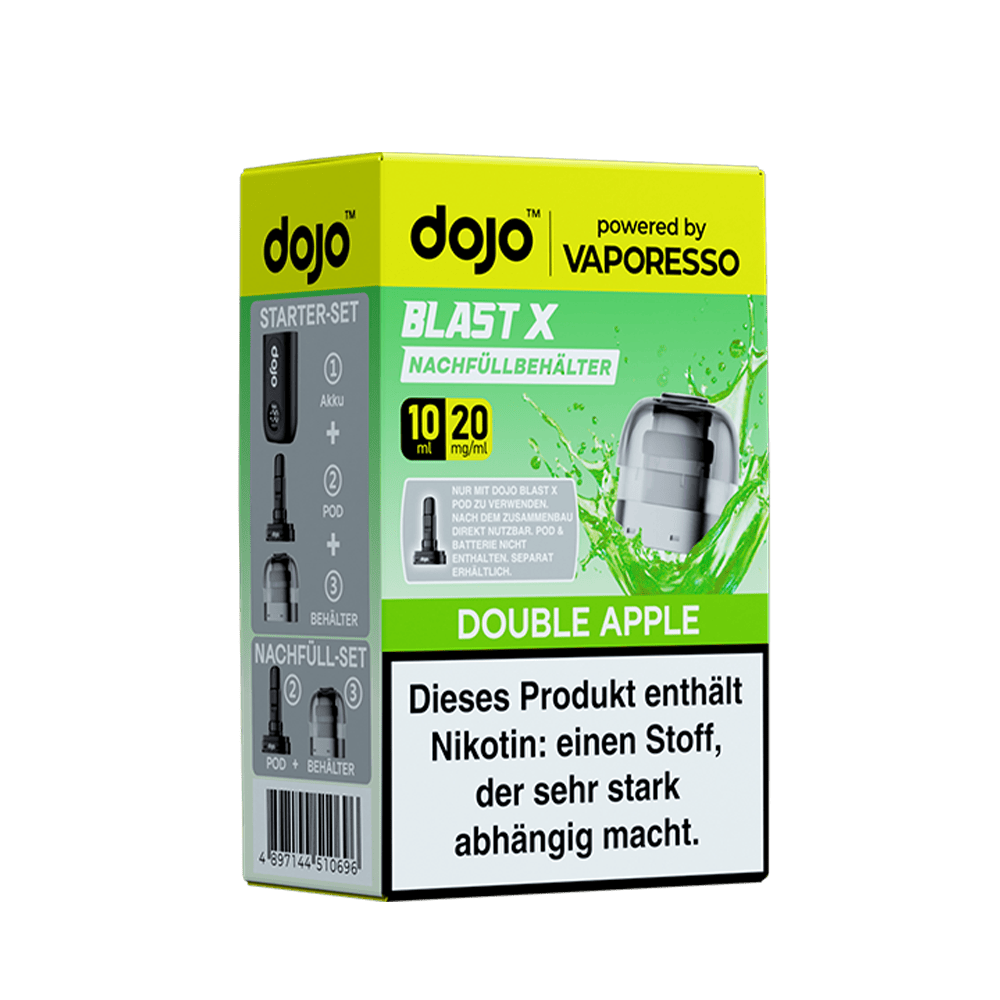 Vaporesso dojo Blast X Pods – Double Apple – 20mg – 10ml (1 Stück)