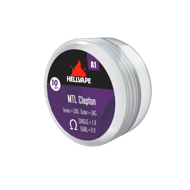 Hellvape MTL Clapton Coil 1,8 Ohm A1