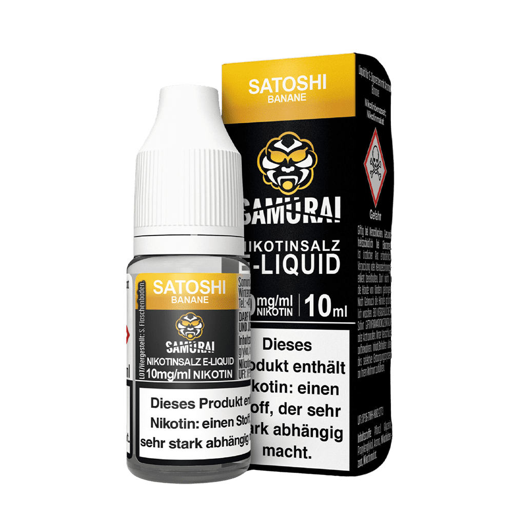Samurai Nikotinsalz - Satshoi Banane - Liquid 10ml