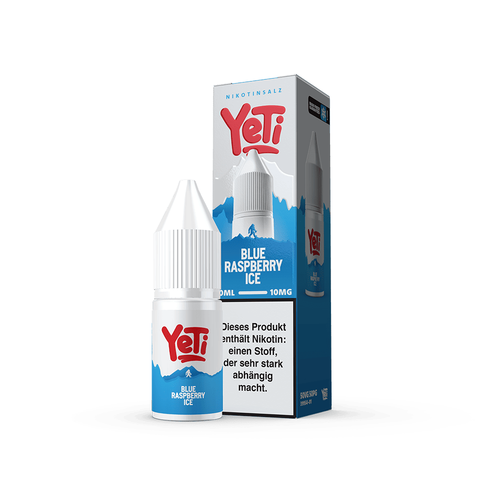 Yeti Summit Nikotinsalz - Blue Raspberry Ice - Overdosed 10ml Liquid 10mg