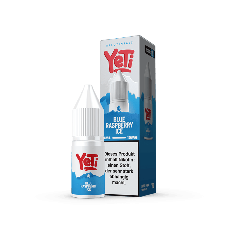 Yeti Summit Nikotinsalz - Blue Raspberry Ice - Overdosed 10ml Liquid