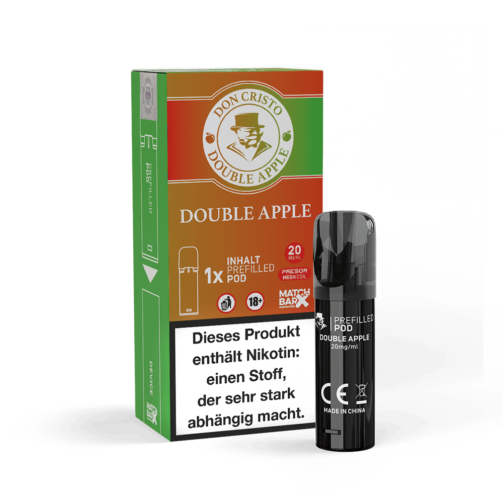 Don Cristo Pods – Double Apple – 20mg – 2ml (1 Stück)