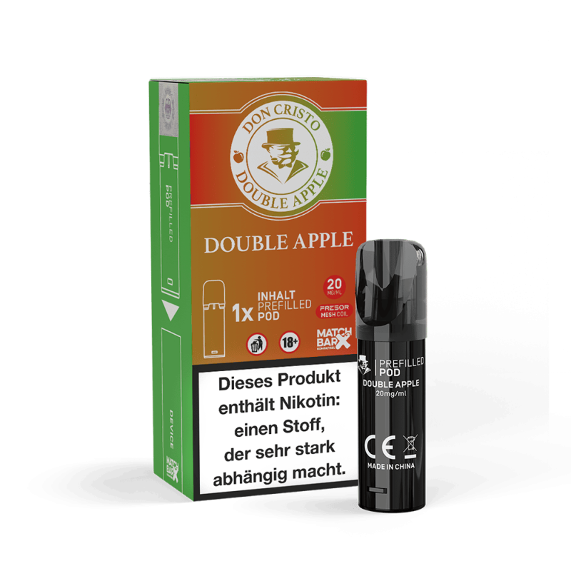 Don Cristo Einweg Pod - Double Apple - 20mg 2ml